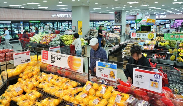 롯데마트 의왕점 신선 매장 전경./사진=롯데마트