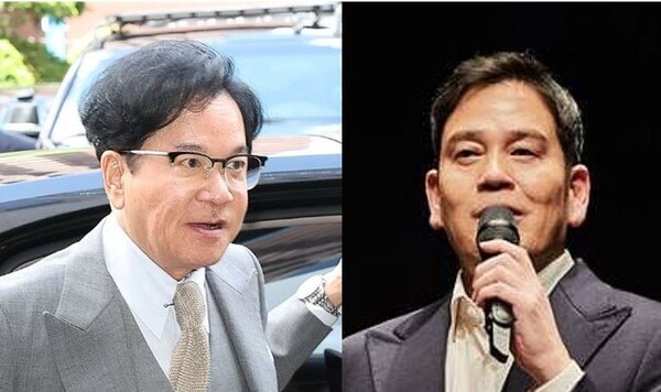 2024년 5월 28일 서울 중구 한 호텔에서 열린 빈 자이드 알 나하얀 아랍에미리트(UAE) 대통령과의 간담회에 참석하고 있는 이재현 CJ그룹 회장(왼쪽), 2월 23일 서울 중구 소재 '신세계 남산'에서 열린 신입사원 그룹 입문 교육 수료식에 참석해 발언하고 있는 정용진 신세계그룹 부회장./연합뉴스