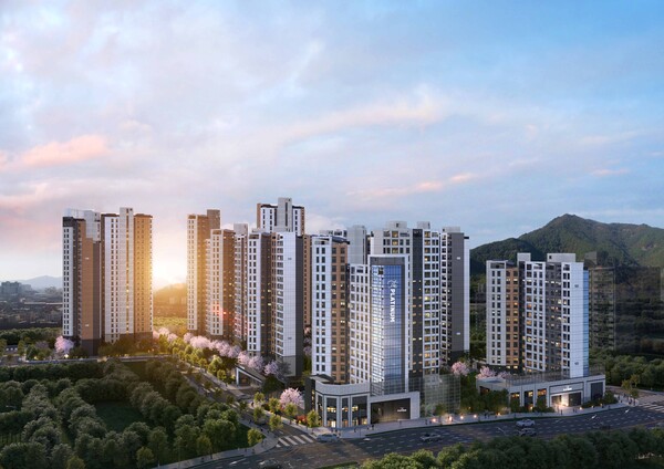 쌍용 더 플래티넘 네이처 조감도./쌍용건설