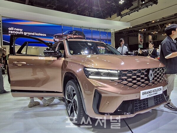 2024 부산모빌리티쇼에서 최초 공개된 '그랑 콜레오스'./사진=서영길 기자