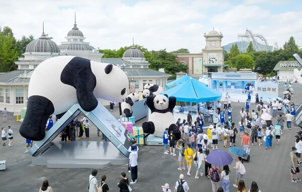 에버랜드 바오패밀리 콘셉트의 '갤럭시 Z 폴드6∙Z 플립6' 체험존 전경./2024.7.21.삼성전자