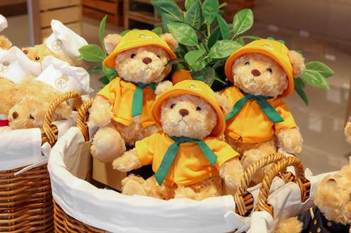 케니몰 서귀포점 오픈 당일 완판된 제주 켄싱턴 베어 키링. /사진=이랜드파크