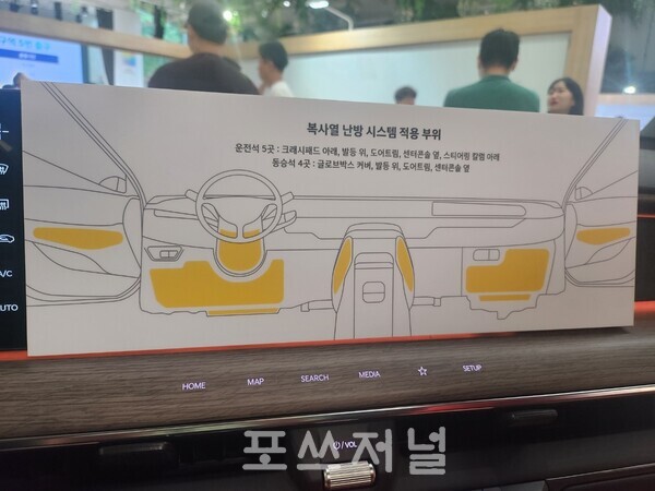 복사열 난방 적용 부위. /사진=정현민 기자