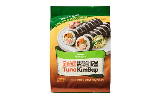 중국 메인스트림에서 판매되는 ‘풀무원 '한식 참치김밥' / 이미지=풀무원