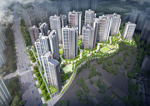 힐스테이트 두정역 조감도. /2024.9.24 현대건설