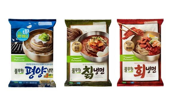풀무원 대표 냉면 3종 / 이미지=풀무원