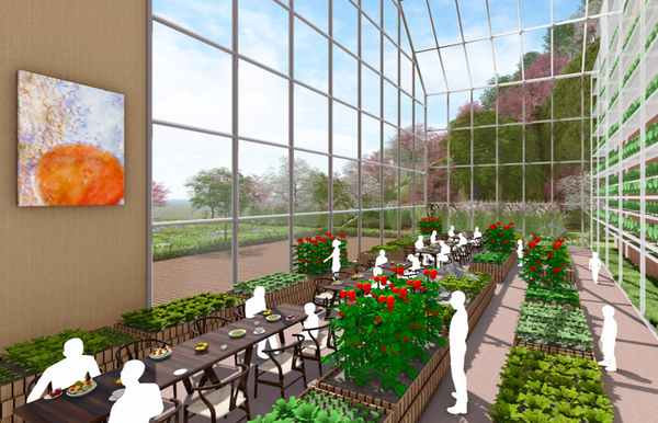 관광형 스마트팜카페 조감도 / 이미지=단양군