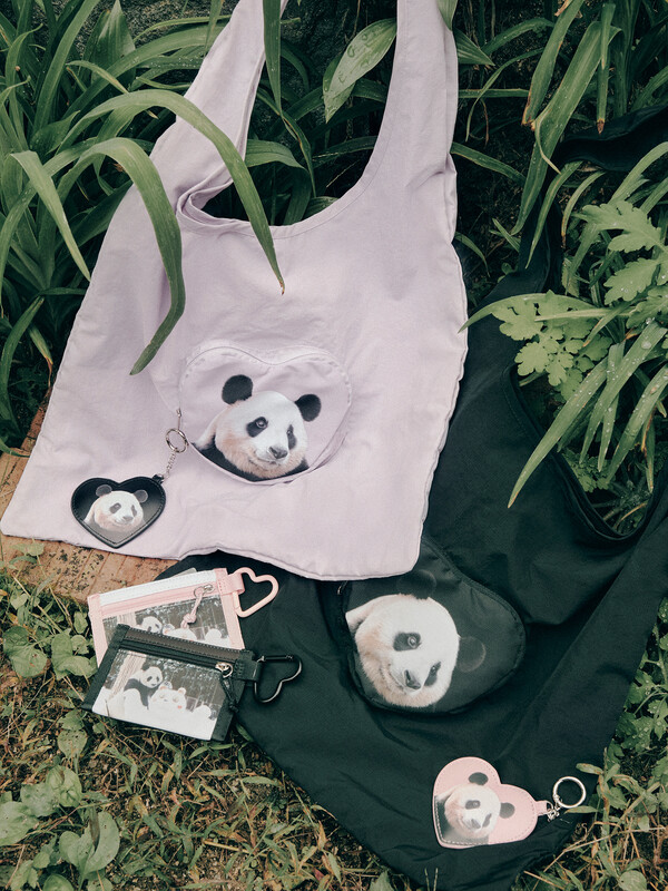 에잇세컨즈가 에버랜드와 손잡고 다섯 판다 가족 '바오패밀리(푸바오, 아이바오, 러바오, 루이바오, 후이바오)'를 모티브로 한 협업 상품을 출시한다./사진=삼성물산 패션부문.