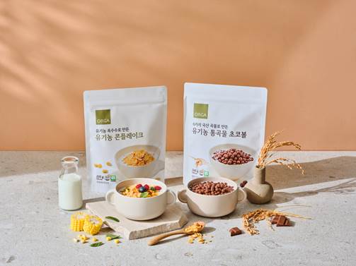 올가홀푸드 프리미엄 유기농 시리얼 2종 / 사진=풀무원