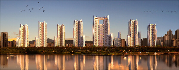 신반포2차 석경 조감도. /2024.10.31 현대건설