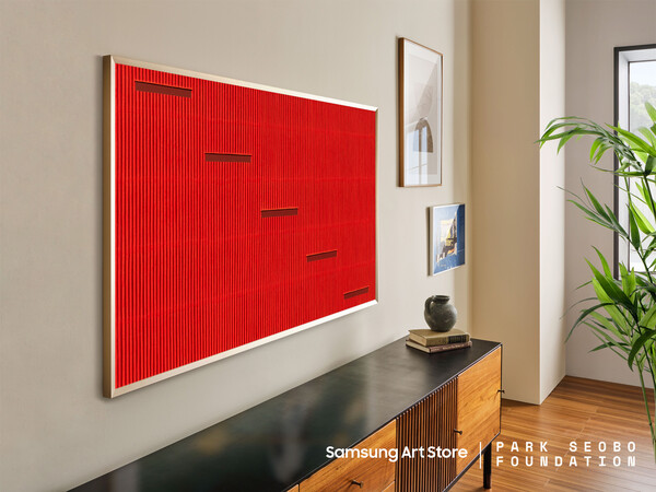 삼성전자가 '삼성 아트 스토어'를 통해 고 박서보 화백의 작품 15점을 선보인다./사진=삼성전자.