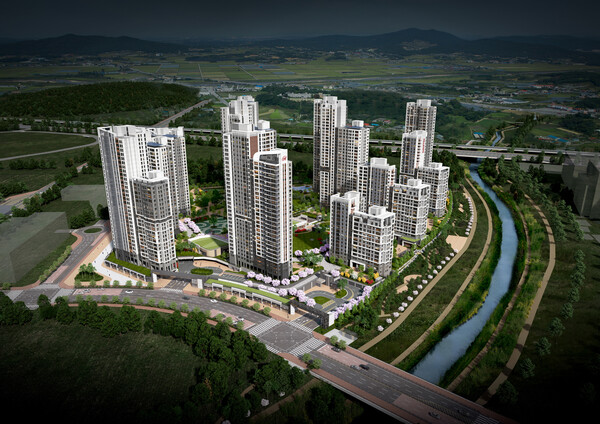 힐스테이트 도안리버파크 2차 조감도. /2024.11.11 현대건설