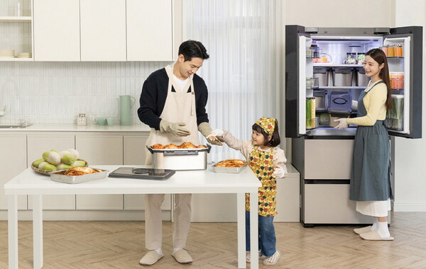 삼성전자의 김치냉장고 판매가 지난달까지 누적으로 전년 대비 두 자릿수 성장했다./사진=삼성전자.