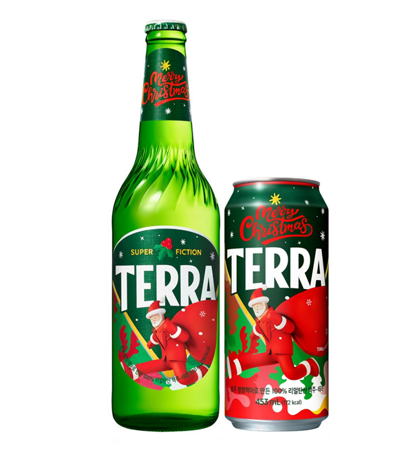테라 크리스마스 에디션 제품 / 이미지=하이트진로
