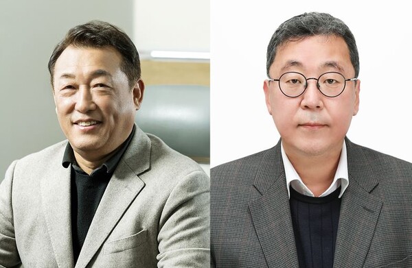 기아 최준영 사장(왼쪽), 현대글로비스 이규복 사장.