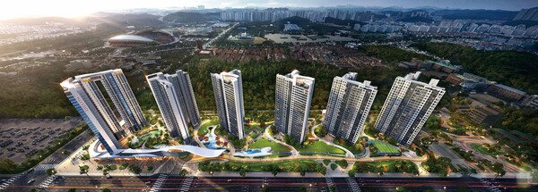 안산 고잔연립2구역 재건축정비사업 예상 조감도. /2024.11.18 현대엔지니어링