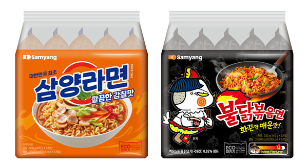 삼양식품 친환경 패키지 리뉴얼 / 이미지=삼양식품