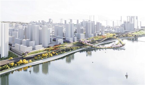 '성수전략정비구역 덮개공원 및 수변공간 명소화 아이디어 공모전' 최우수상 수상작인 지평의 공원이다. /2024.11.25 서울시