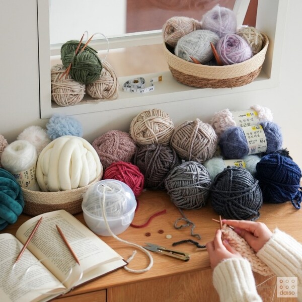 겨울 뜨개용품 기획전 / 사진=아성다이소