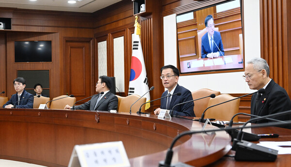 최상목 경제부총리 겸 기획재정부 장관이 2024년 12월 4일 서울 종로구 정부서울청사에서 열린 를 주재하고 있다. /사진=기획재정부 제공