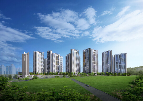 힐스테이트 두정역 투시도. /2024.12.6 현대건설