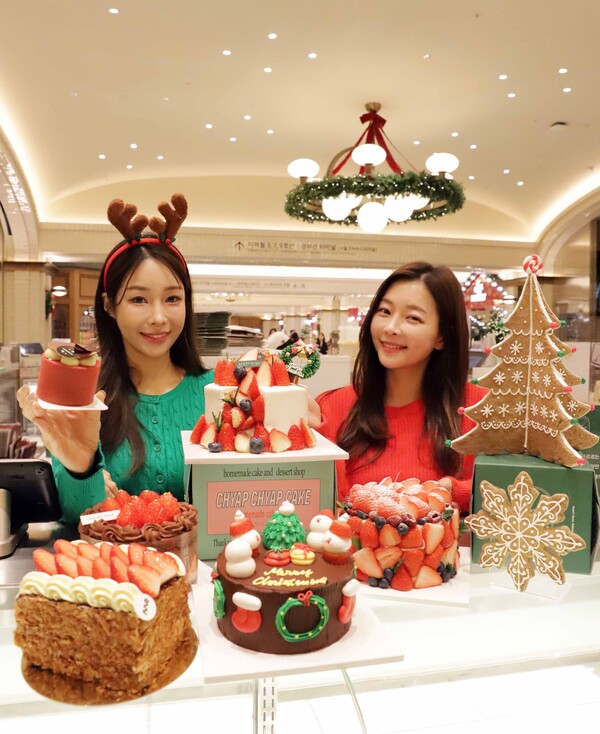 스위트파크 크리스마스 케이크 / 사진=신세계백화점