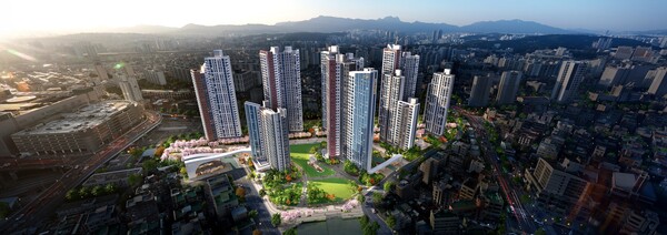 전농제9구역 공공재개발정비사업 예상 조감도. /2024.12.23 현대엔지니어링