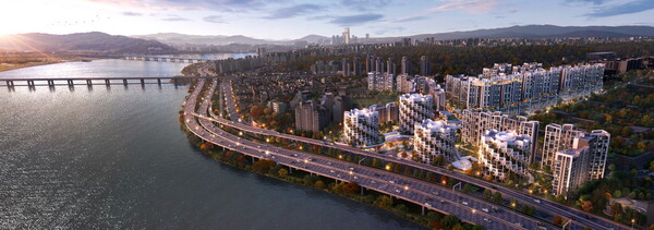 삼성물산 한남4구역 제안 조감도./삼성물산건설부문