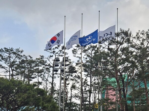 현대차그룹, 조기 게양./사진=연합뉴스