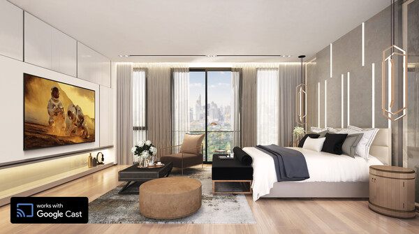 삼성전자가 세계 최초 '아트 TV'로 입지를 다져온 '더 프레임(The Frame)'으로 호텔 TV시장을 공략한다./사진=삼성전자.