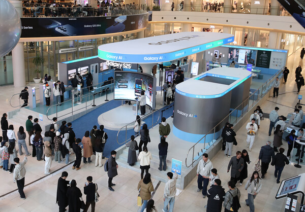 23일 오픈한 서울 영등포구 타임스퀘어 '갤럭시 스튜디오' 전경./사진=삼성전자