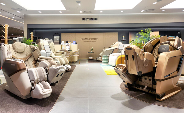 서울 중구 신세계백화점 본점에 입점한 바디프랜드 라운지 /2025.2.18.바디프랜드