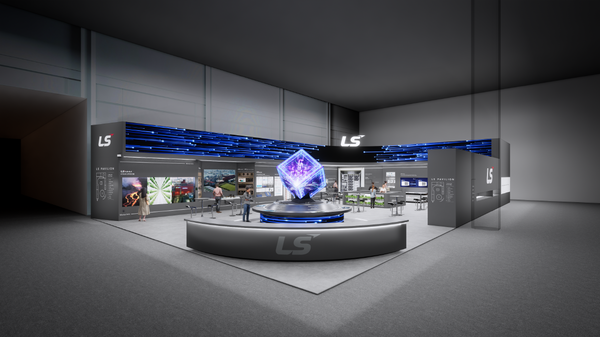 2025년3월5일부터7일까지 서울 강남구 코엑스에서 진행되는 인터배터리2025 현장에 꾸려지는 LS그룹 전시관 조감도./사진=LS일렉트릭