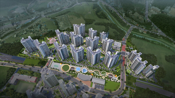 용인 푸르지오 원클러스터 2, 3단지 조감도. /2025.3.6 대우건설