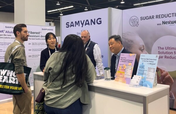 ‘NPEW 2025’에 참가한 삼양사 부스 전경 / 사진=삼양홀딩스