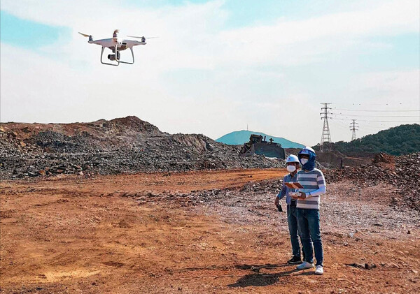 호반건설이 드론을 활용하고 있다. /2025.3.10 호반그룹