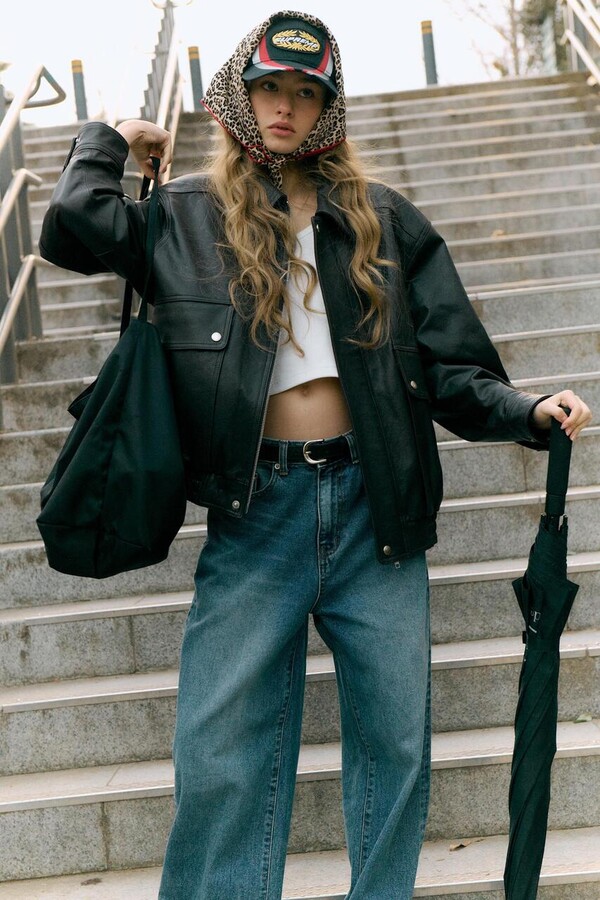 던스트 25SS 레더 블루종 /2025.3.11.LF