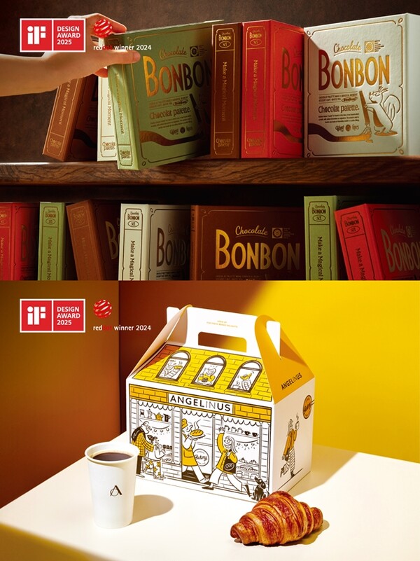 롯데GRS, ‘2025 iF 디자인 어워드’서 ‘엔제리너스’·‘쇼콜라팔레트’ 본상 수상 / 사진=롯데GRS