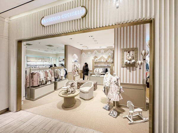 신세계백화점 강남점 10층 브루넬로 쿠치넬리 키즈 팝업 전경 / 사진=신세계백화점