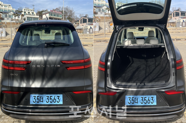 제네시스 'GV70 전동화 부분변경 모델' 외관./2025.3.13. 사진=김지훈 기자
