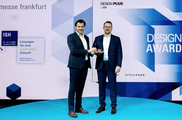 삼성전자가 독일 프랑크푸르트에서 개최되는 냉난방공조전시회 'ISH 2025'에서 기술·혁신·지속가능성을 인정받아 '디자인플러스 어워드'의 '물&효율성 플러스' 부문의 상을 받았다./사진=삼성전자. 2025.3.18