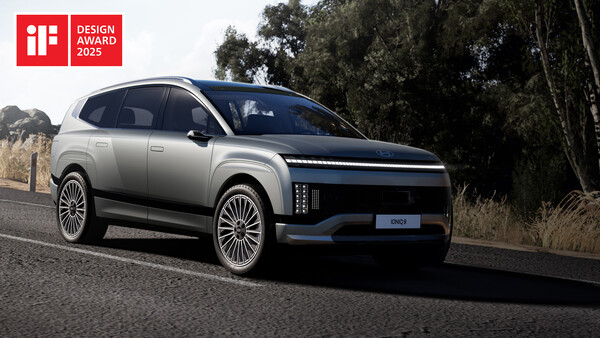 현대자동차그룹이 독일 국제포럼디자인이 주관하는 '2025 iF 디자인 어워드(International Forum Design Award)'에서 총 26개의 상을 휩쓸었다. 사진은 2025 iF 디자인 어워드 제품부몬 본상 아이오닉 9./사진=현대차그룹. 2025.3.18