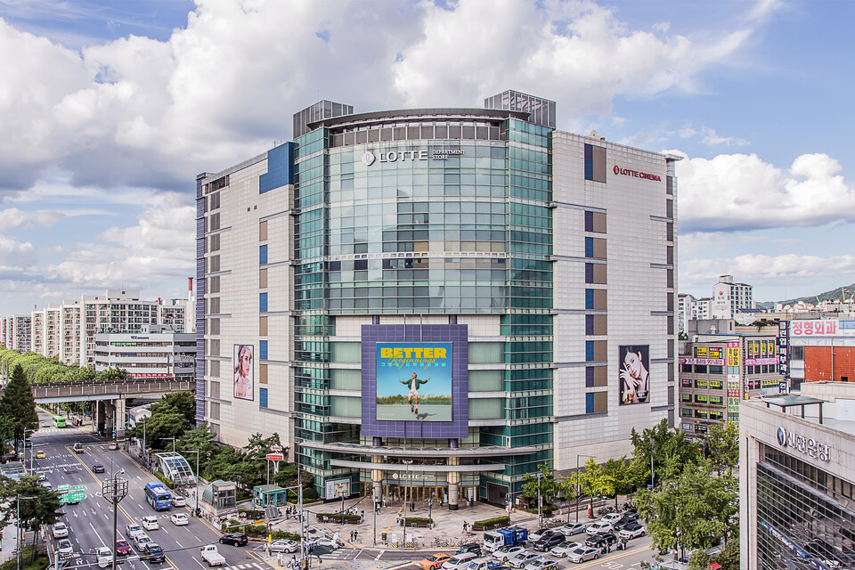 롯데백화점 노원점 외관 전경. 2025.3.23./사진=롯데쇼핑