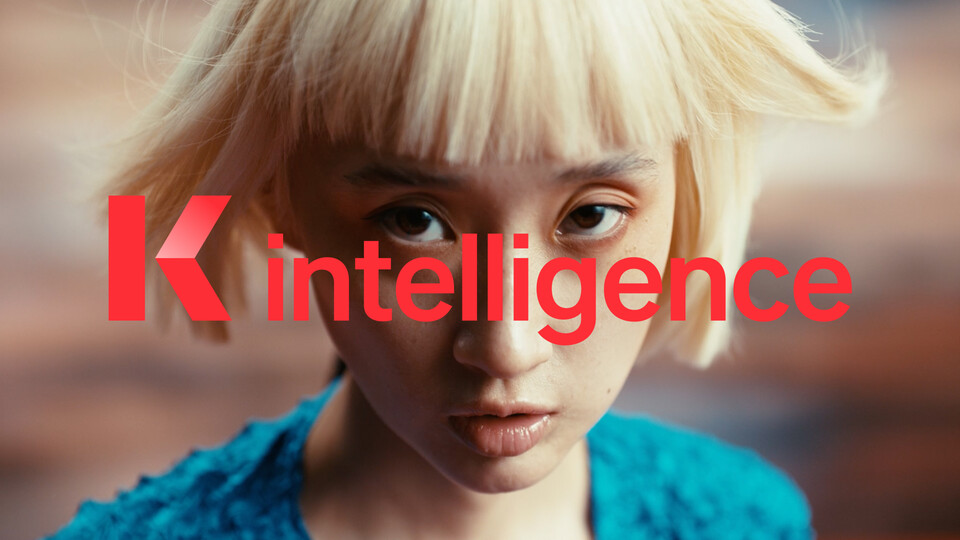KT의 새로운 인공지능(AI) 마스터 브랜드 'K intelligence(케이 인텔리전스)' 광고 메인 이미지. 2025.3.23./사진=KT