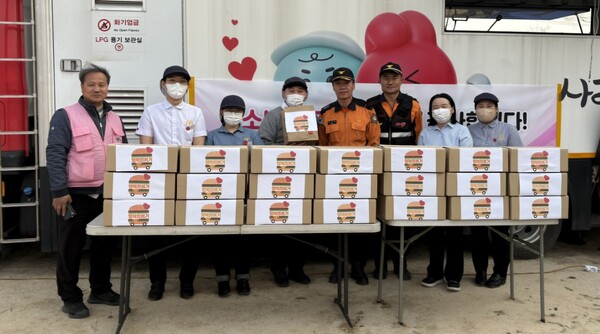 한국맥도날드, 산불 피해 현장에 '행복의 버거' 1460인분 전달 / 사진=한국맥도날드