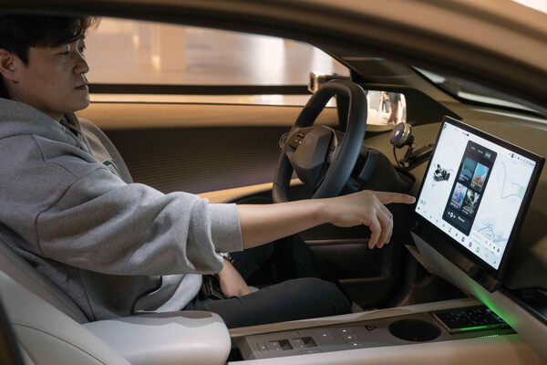 SDV 테스트베드 차량에 적용된 차세대 인포테인먼트 시스템, ‘Pleos Connect’./사진=현대차그룹