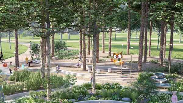 보라매공원에 조성되는 농심 기업동행정원 조감도. /2025.3.28.농심