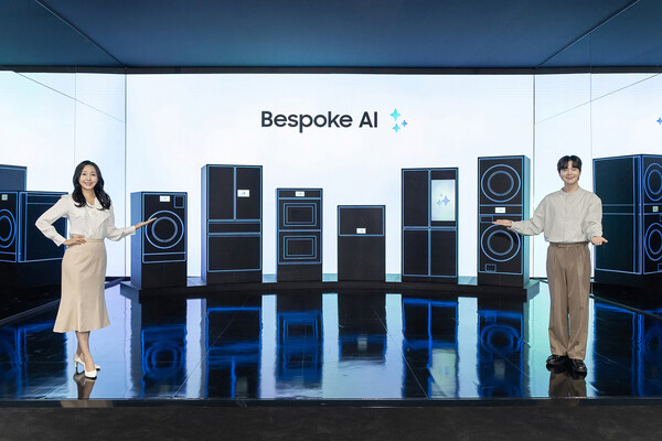 삼성전자가 2025년 3월 28일 진행된 '웰컴 투 비스포크 AI' 제품 체험 행사에서 AI 가전 신제품과 서비스를 선보였다./삼성전자