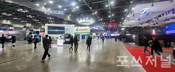 2025년 4월 3일 경기도 고양시 킨텍스에서 열리고 있는 '2025서울모빌리티쇼' 전경. /사진=송신용 기자