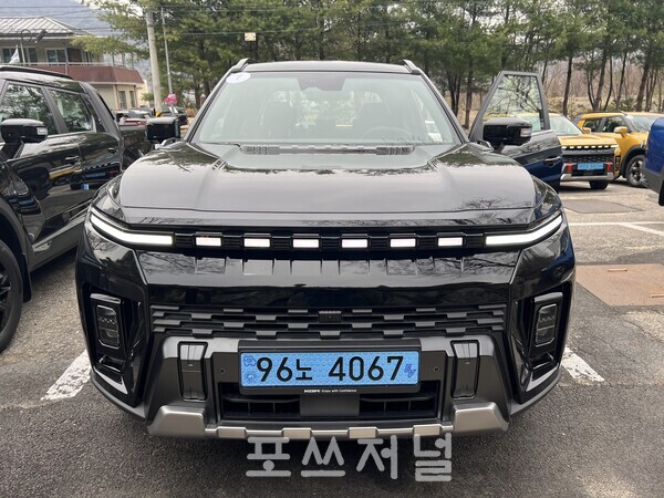 2025년 4월 9일 서울 강남 송파구 인근에서 경기도 양평 46㎞ 구간에서 '무쏘 EV'를 시승했다./사진=김지훈 기자 